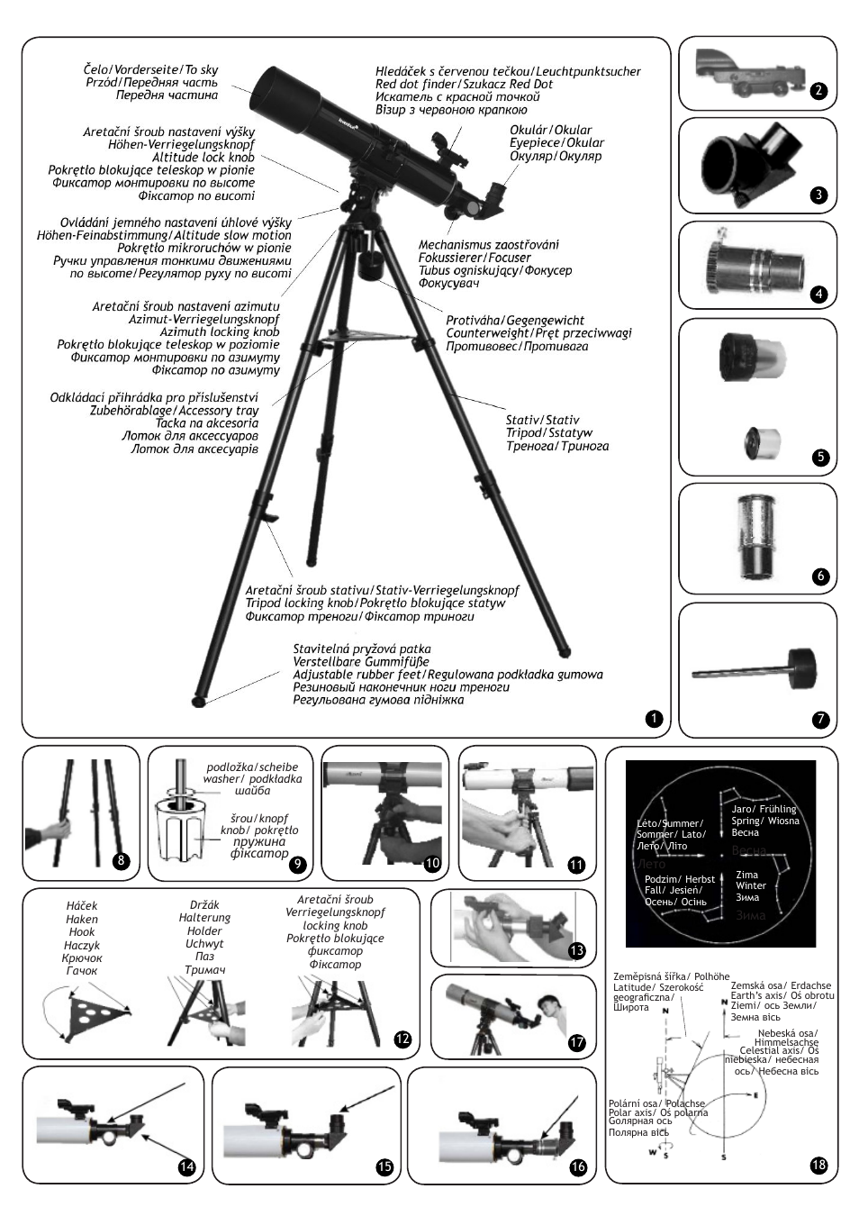 Levenhuk Strike 90 PLUS Telescope User Manual | Page 3 / 28
