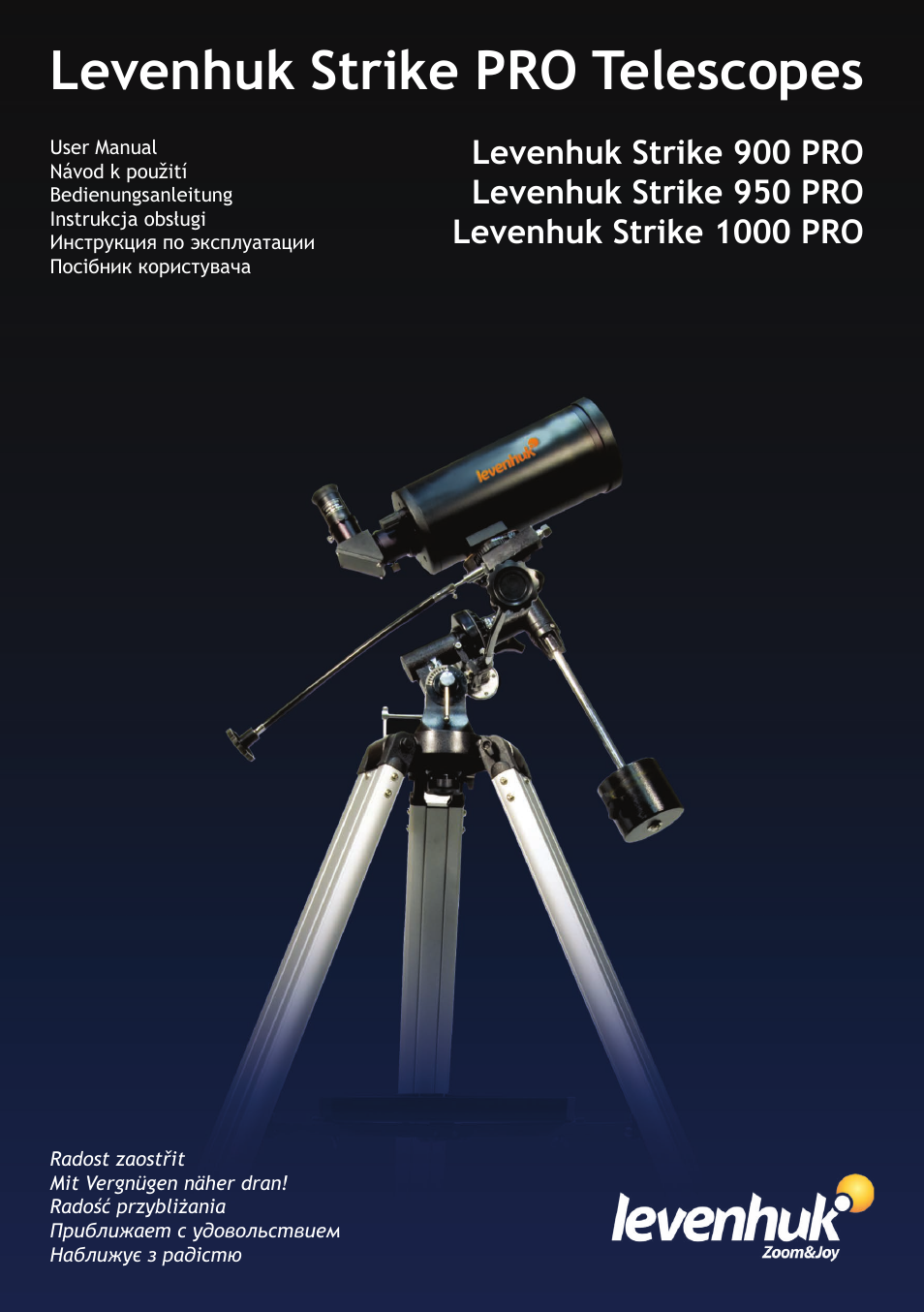 Levenhuk Strike 1000 PRO Telescope User Manual | 60 pages