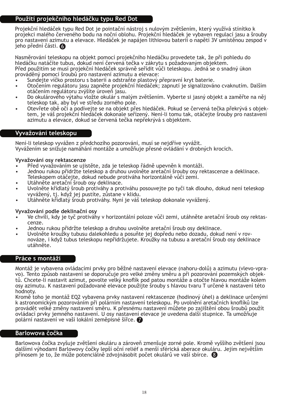 Levenhuk Strike 1000 PRO Telescope User Manual | Page 20 / 60