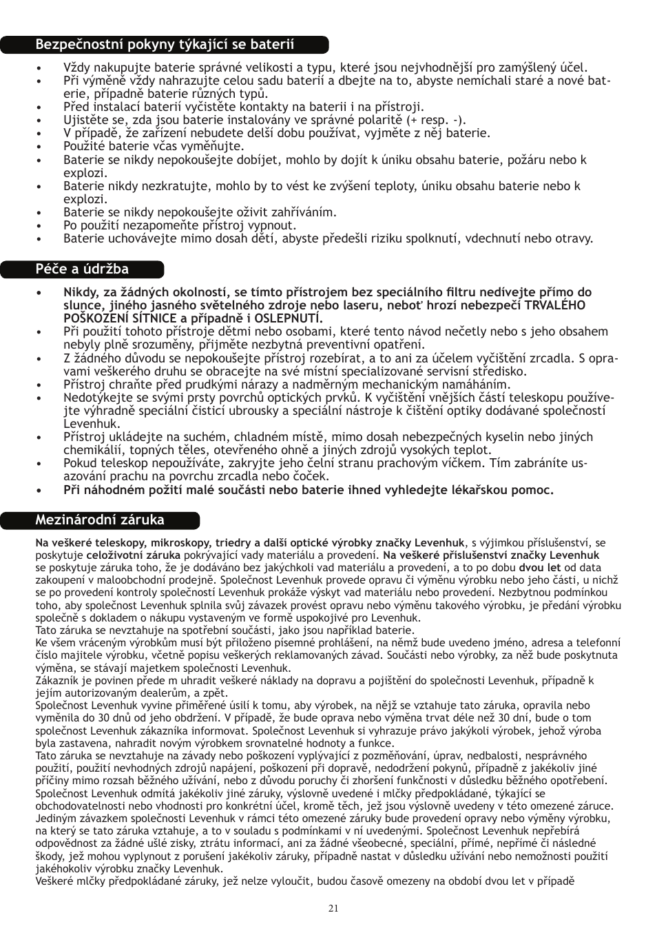 Levenhuk Strike 1000 PRO Telescope User Manual | Page 23 / 60