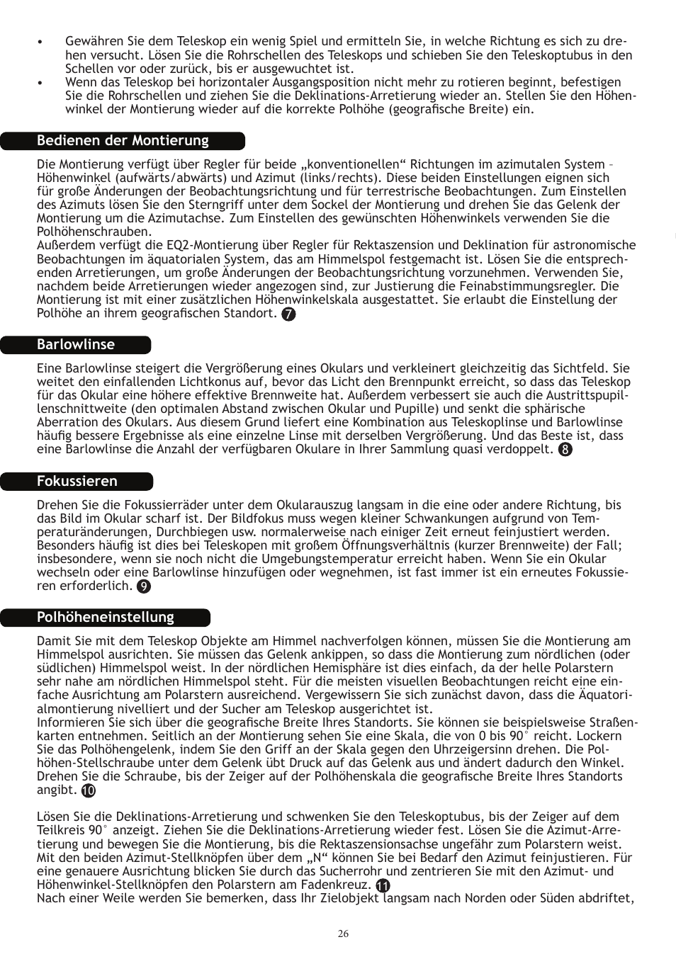 Levenhuk Strike 1000 PRO Telescope User Manual | Page 28 / 60