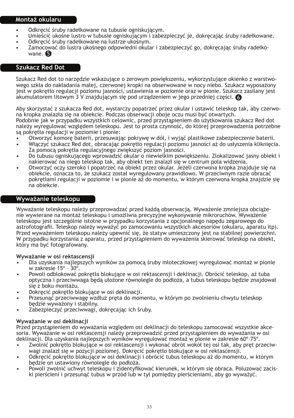 Levenhuk Strike 1000 PRO Telescope User Manual | Page 35 / 60