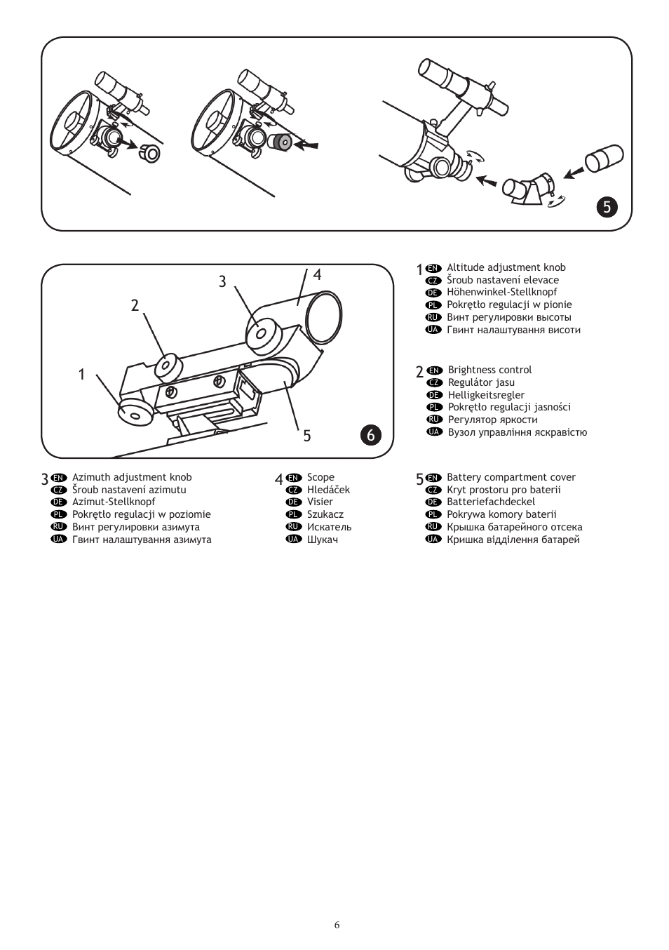 Levenhuk Strike 1000 PRO Telescope User Manual | Page 8 / 60