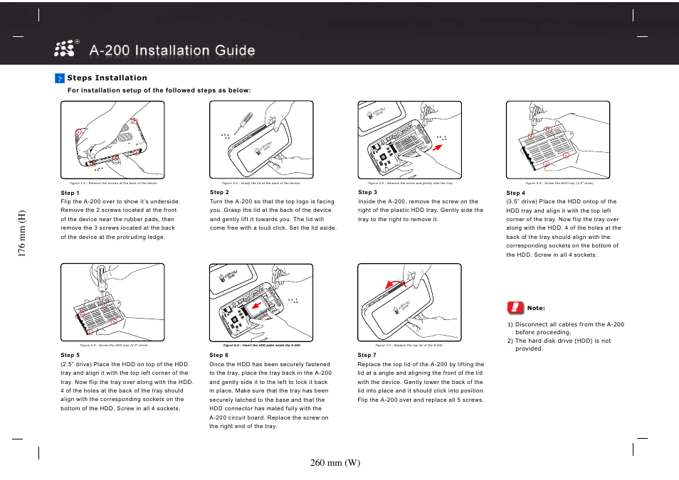 POPCORN HOUR A-200 User Manual | 1 page