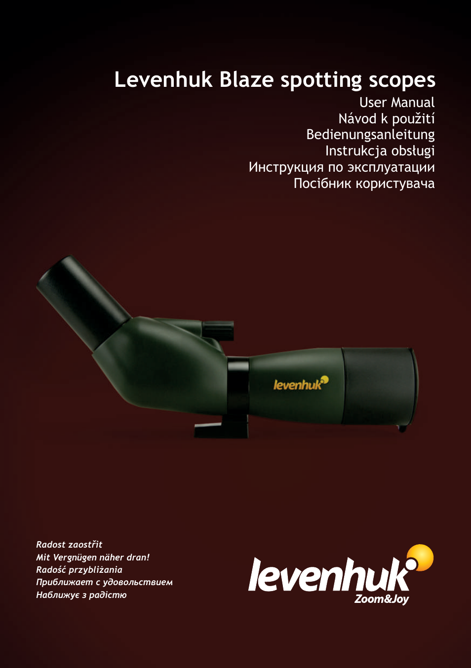 Levenhuk Blaze 20-75x100 Spotting Scope User Manual | 21 pages