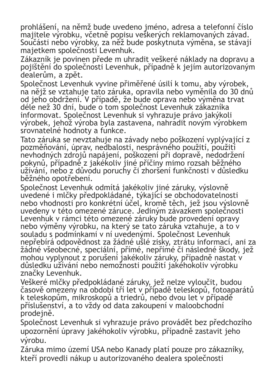 Levenhuk Wise 10-30x25 Monocular User Manual | Page 13 / 40