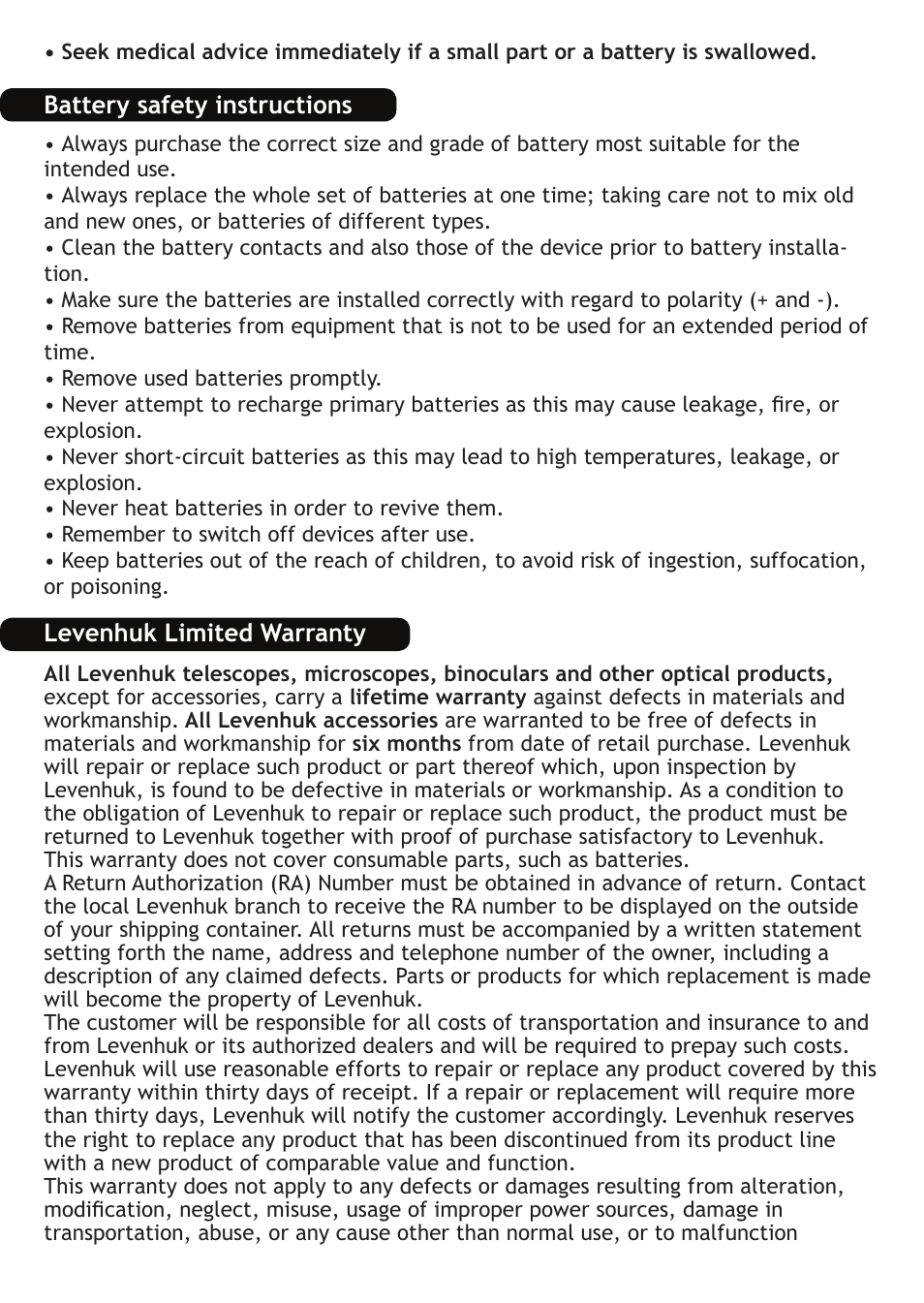 Levenhuk C800 NG Digital Camera, USB 2.0 User Manual | Page 4 / 28