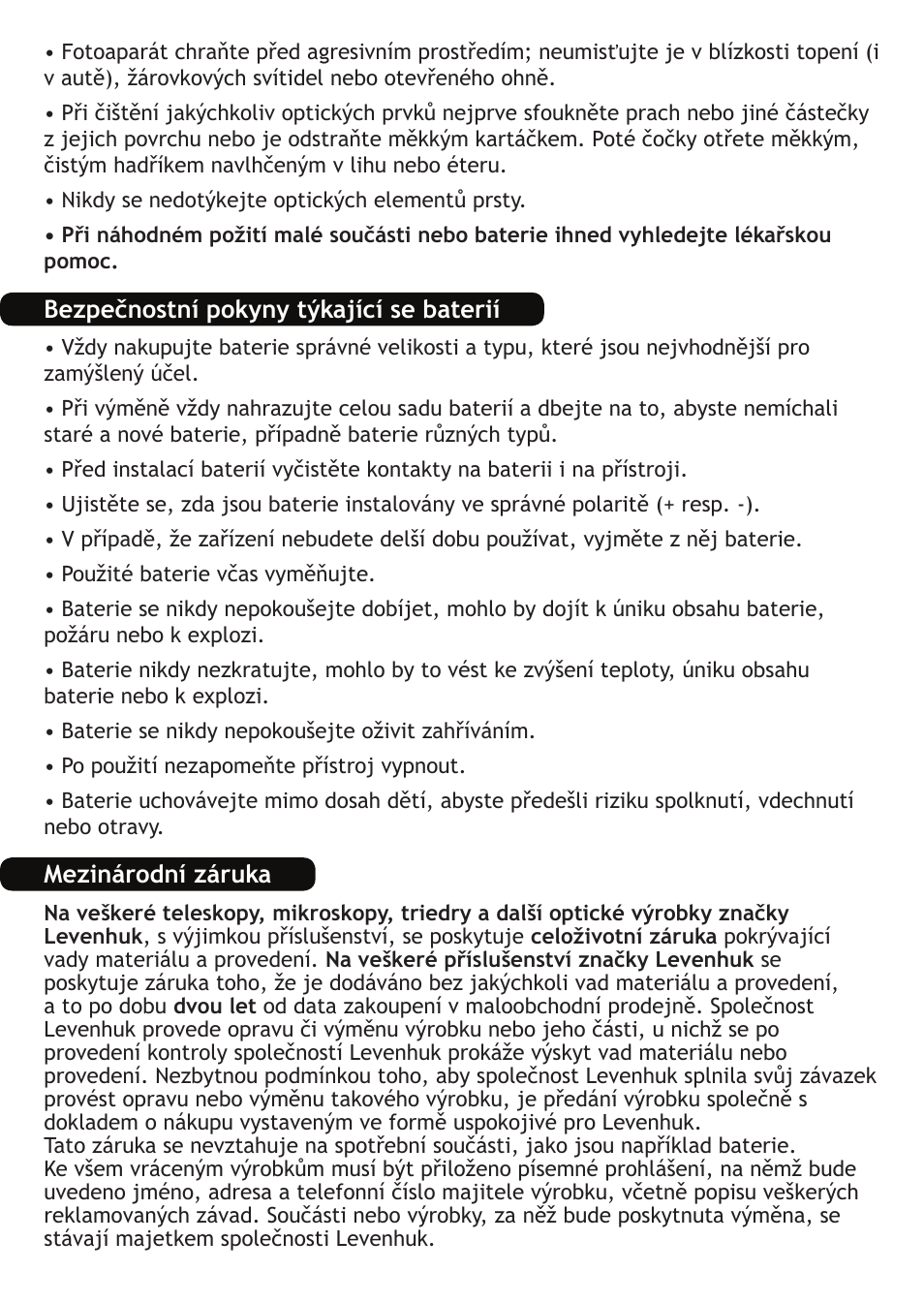Levenhuk C800 NG Digital Camera, USB 2.0 User Manual | Page 8 / 28