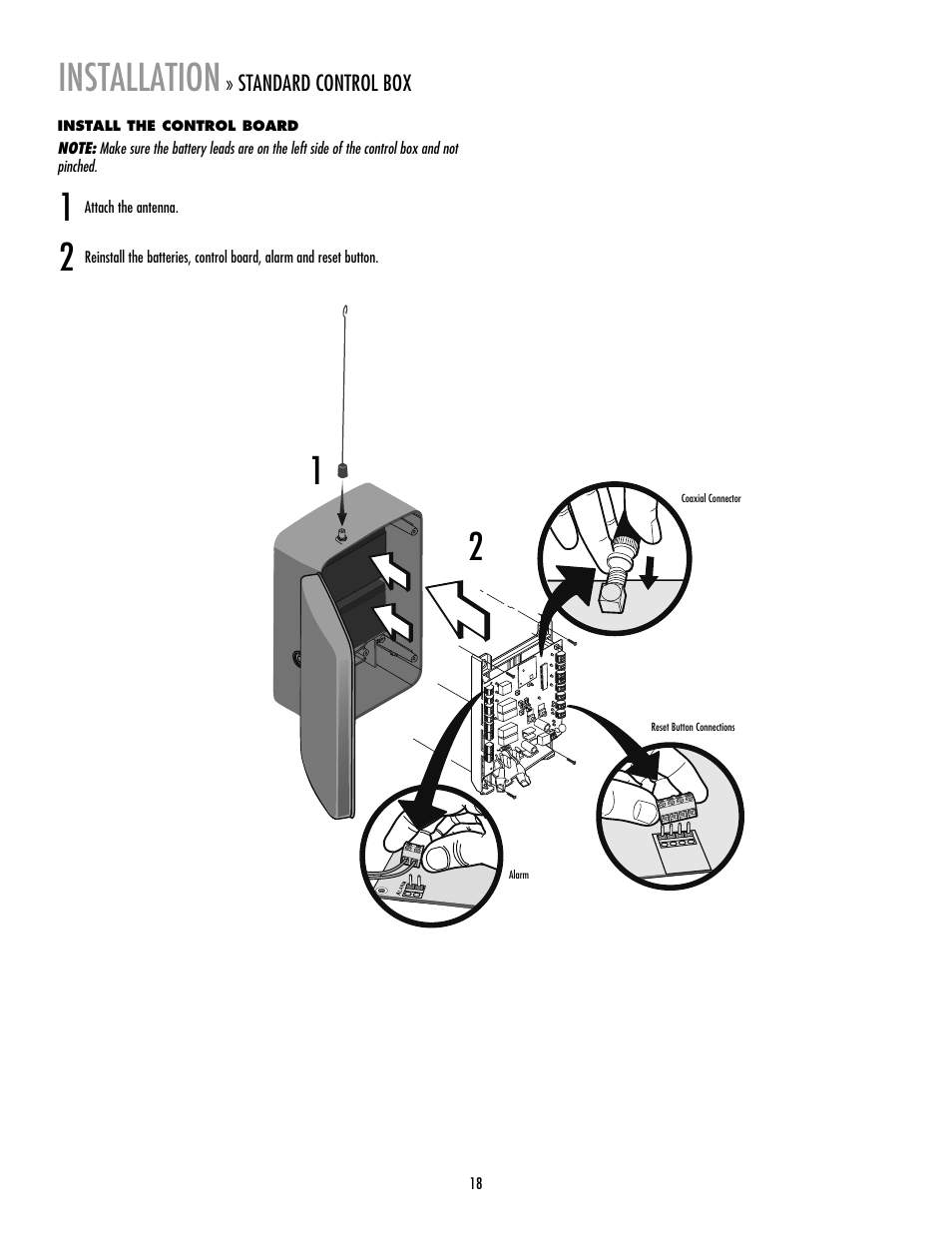 Installation | LiftMaster LA412 Solar Powered Residential Gate Operator User Manual | Page 19 / 44