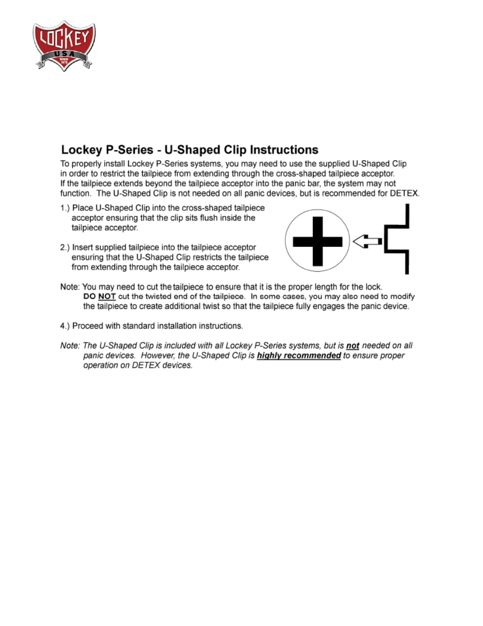 LockeyUSA 160-P User Manual | Page 2 / 2