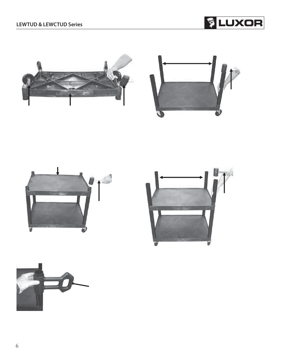 Lewtud & lewctud assembly instructions | Luxor|H.Wilson LE27CWTUD User Manual | Page 6 / 16