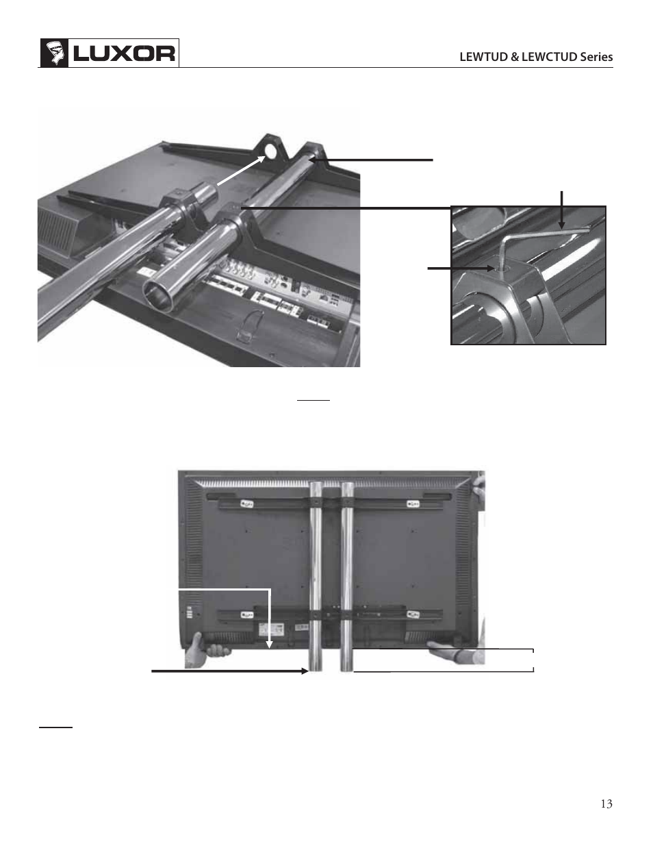 Lewtud & lewctud series | Luxor|H.Wilson LE40CWTUD User Manual | Page 13 / 16