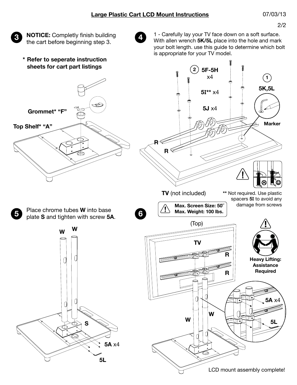 Luxor|H.Wilson LEW40UD User Manual | Page 3 / 5