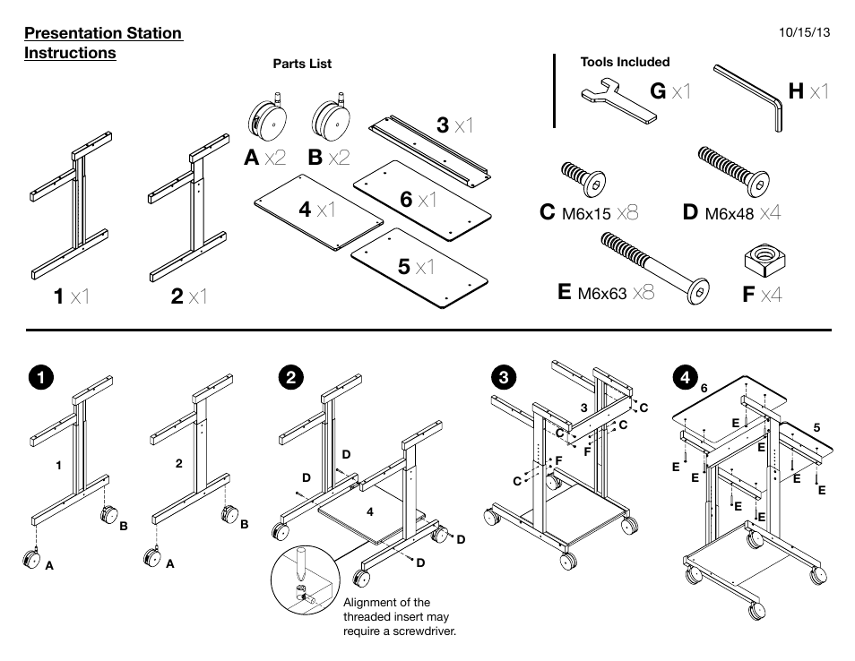 Luxor|H.Wilson SITDOWN-24 User Manual | 1 page