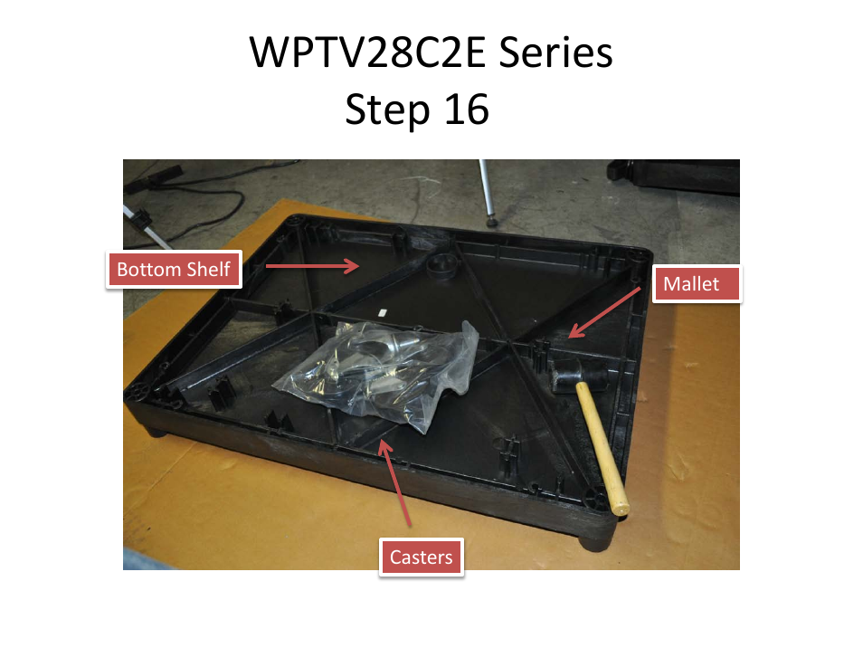 Wptv28c2e series step 16 | Luxor|H.Wilson WPTV28 User Manual | Page 17 / 27