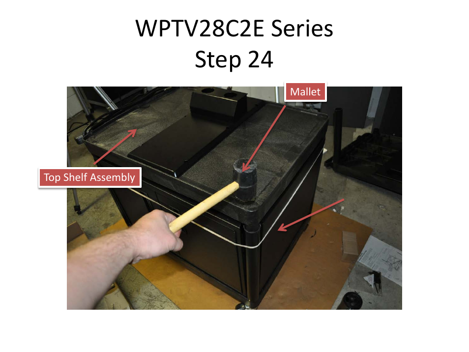 Wptv28c2e series step 24 | Luxor|H.Wilson WPTV28 User Manual | Page 21 / 27