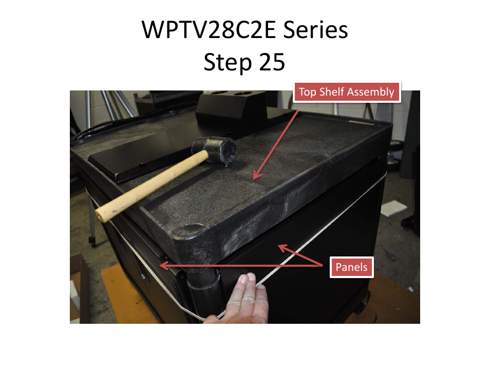 Wptv28c2e series step 25 | Luxor|H.Wilson WPTV28 User Manual | Page 22 / 27