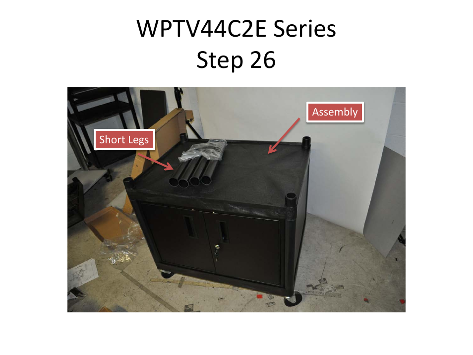 Wptv44c2e series step 26 | Luxor|H.Wilson WPTV44 User Manual | Page 24 / 31