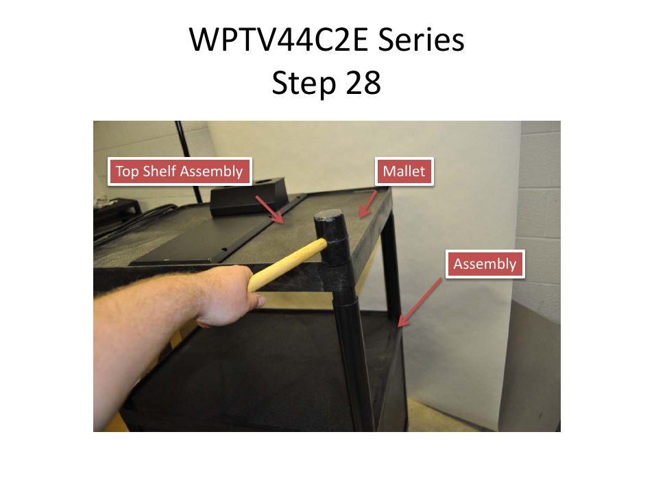 Wptv44c2e series step 28 | Luxor|H.Wilson WPTV44 User Manual | Page 26 / 31