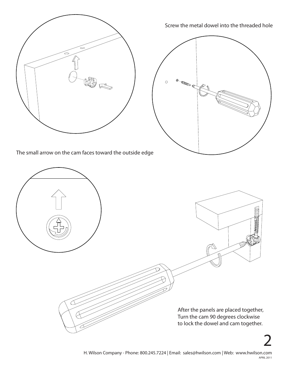 Luxor|H.Wilson WPVC65E User Manual | Page 3 / 11