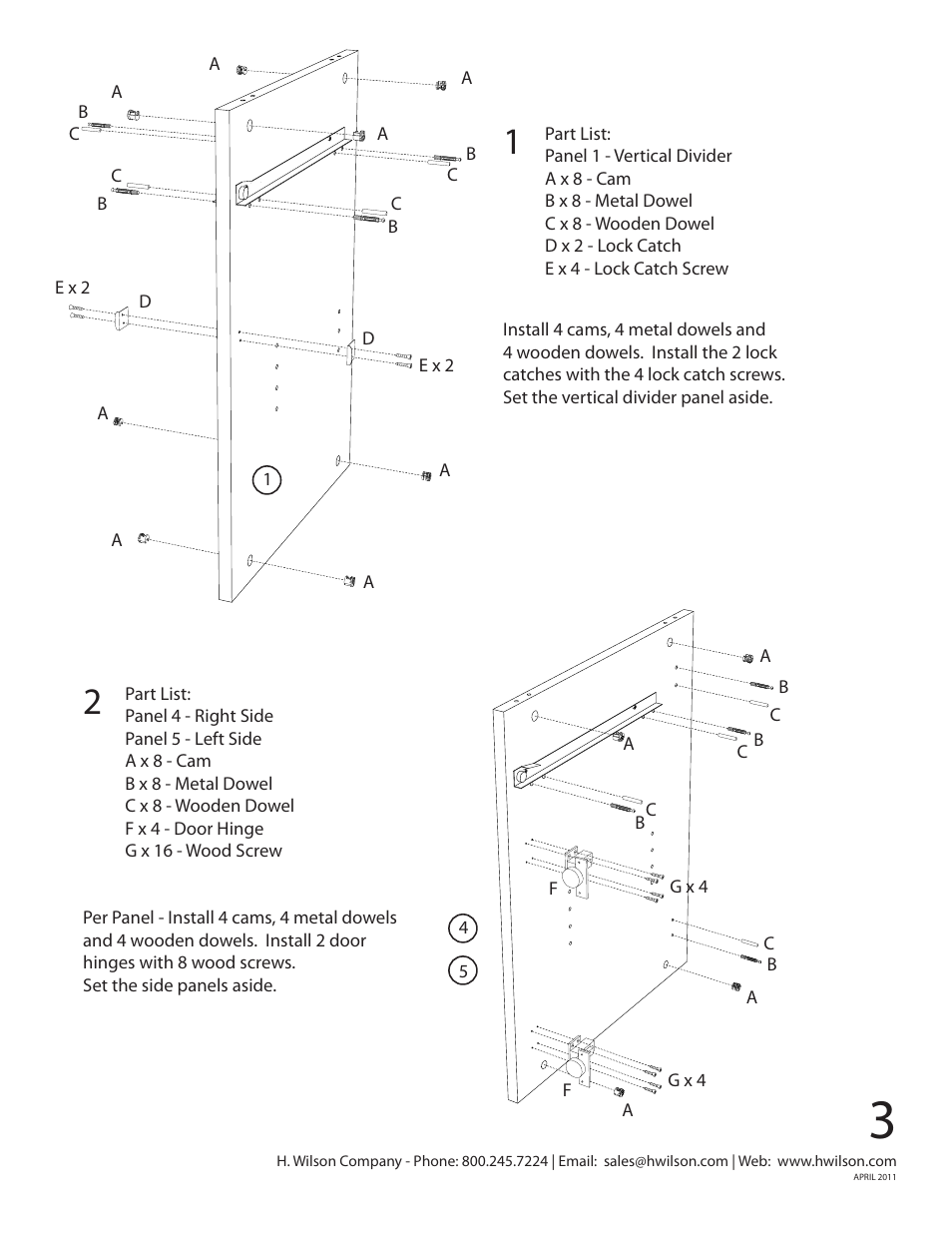 Luxor|H.Wilson WPVC65E User Manual | Page 4 / 11