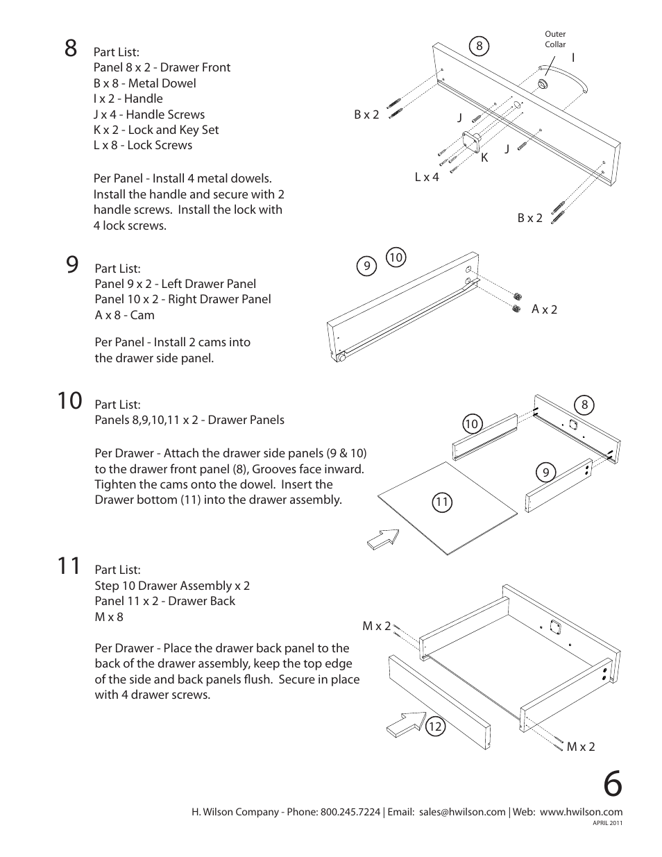 Luxor|H.Wilson WPVC65E User Manual | Page 7 / 11