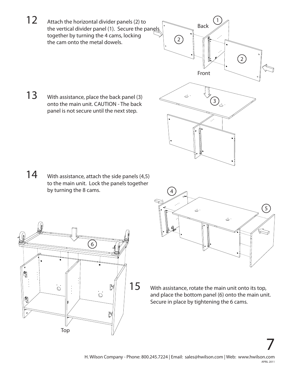 Luxor|H.Wilson WPVC65E User Manual | Page 8 / 11