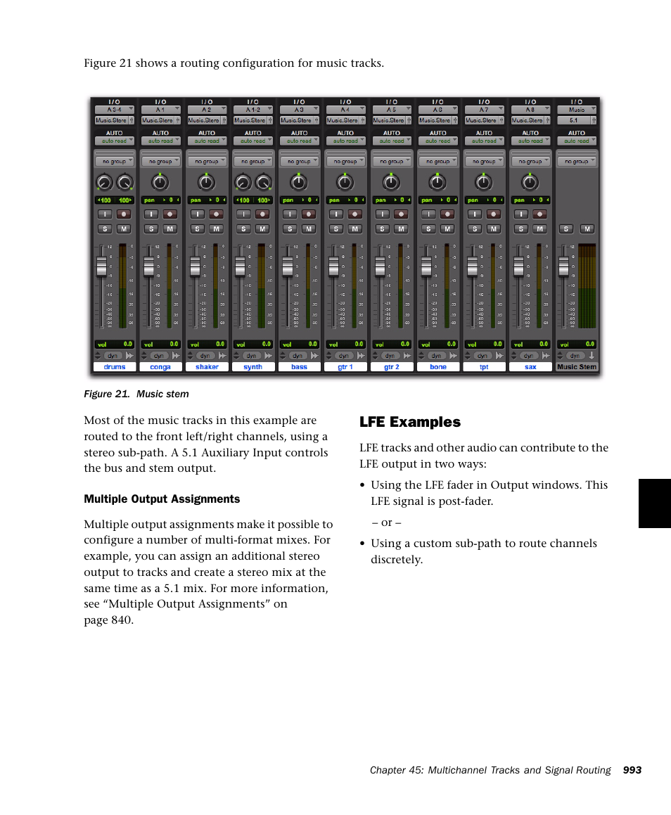 Lfe examples | M-AUDIO Pro Tools Recording Studio User Manual | Page 1011 / 1112