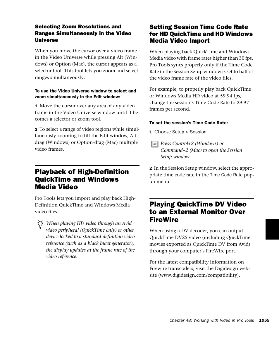 M-AUDIO Pro Tools Recording Studio User Manual | Page 1073 / 1112
