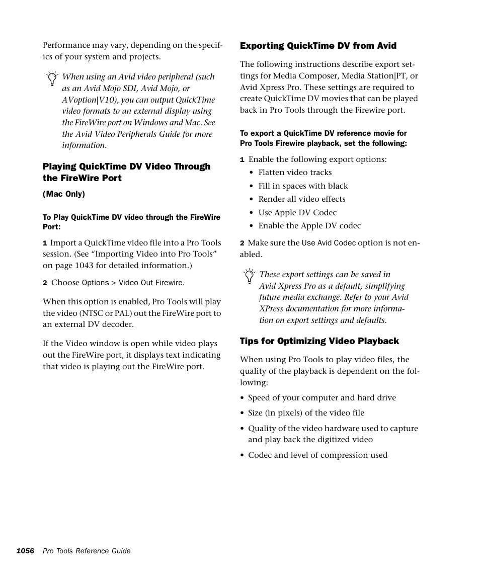 M-AUDIO Pro Tools Recording Studio User Manual | Page 1074 / 1112