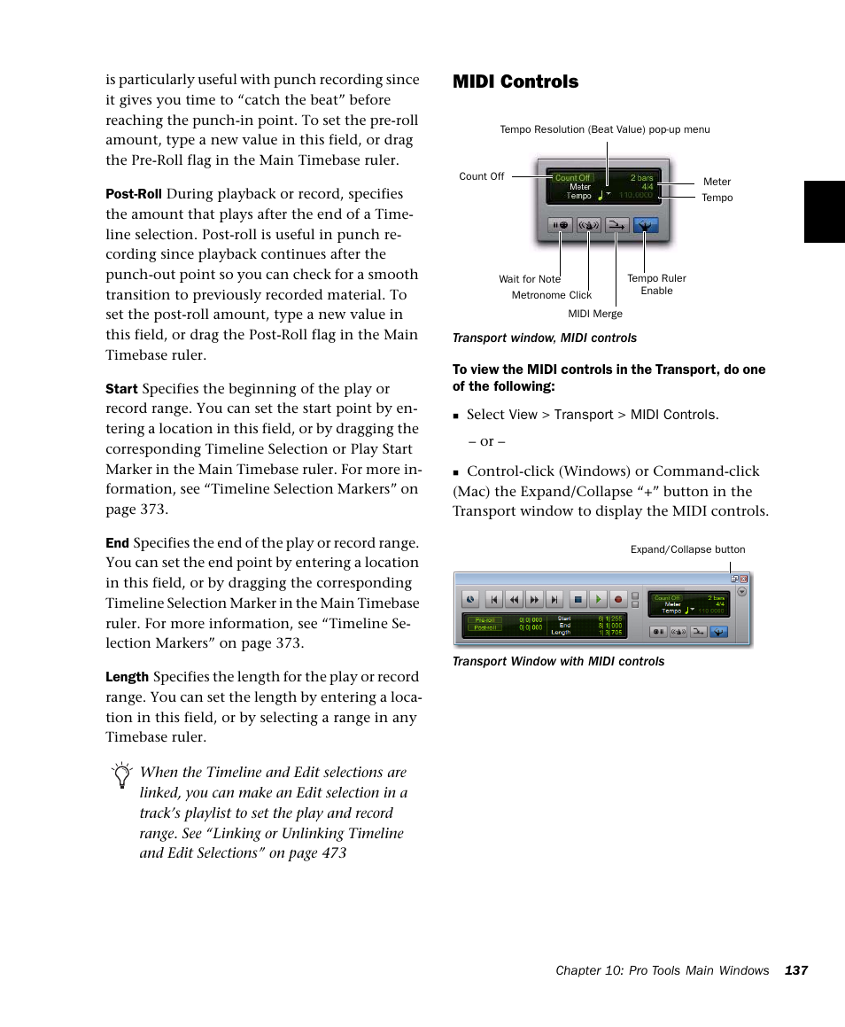 Midi controls | M-AUDIO Pro Tools Recording Studio User Manual | Page 155 / 1112