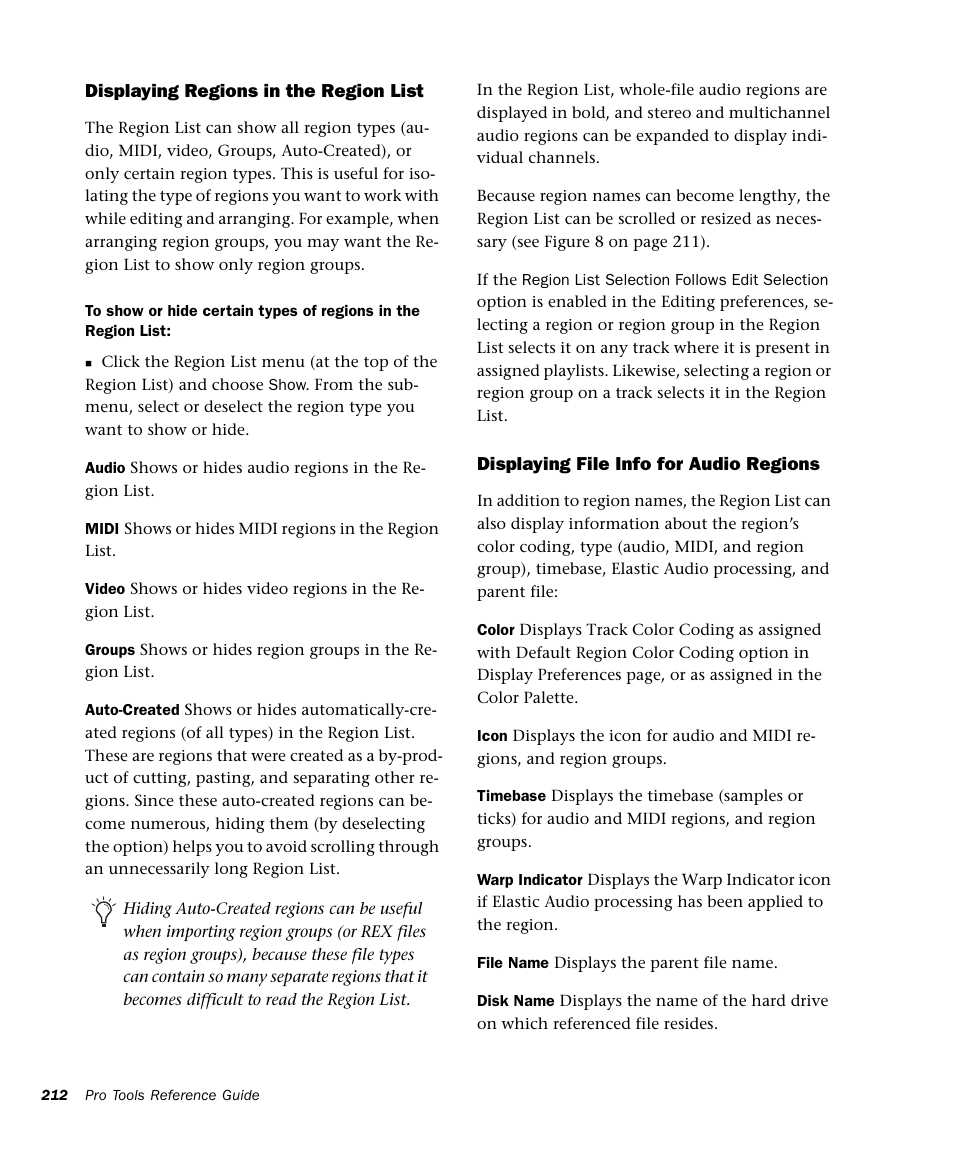 M-AUDIO Pro Tools Recording Studio User Manual | Page 230 / 1112