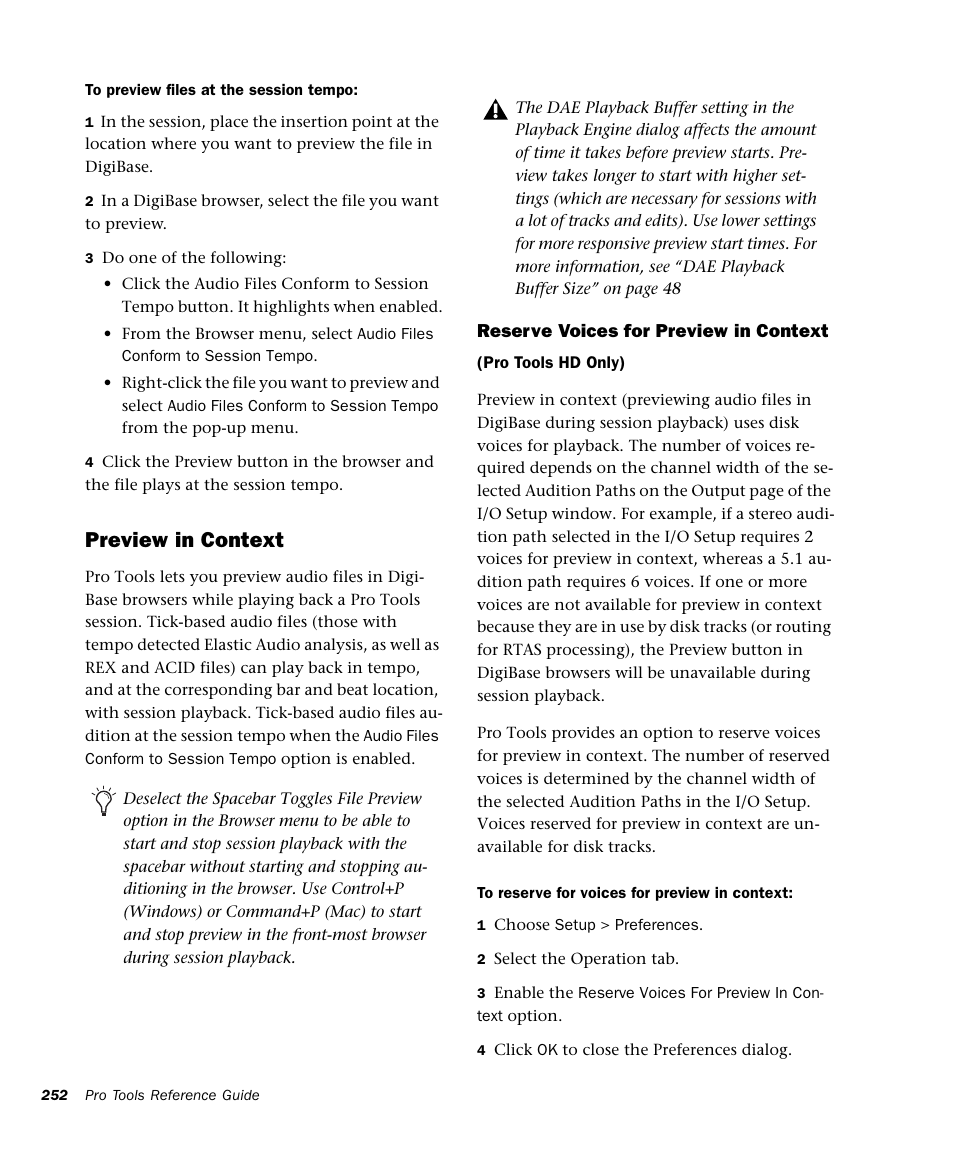 Preview in context | M-AUDIO Pro Tools Recording Studio User Manual | Page 270 / 1112