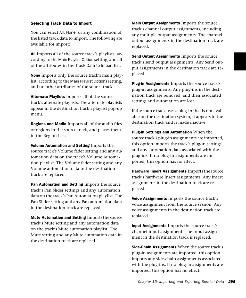 M-AUDIO Pro Tools Recording Studio User Manual | Page 313 / 1112