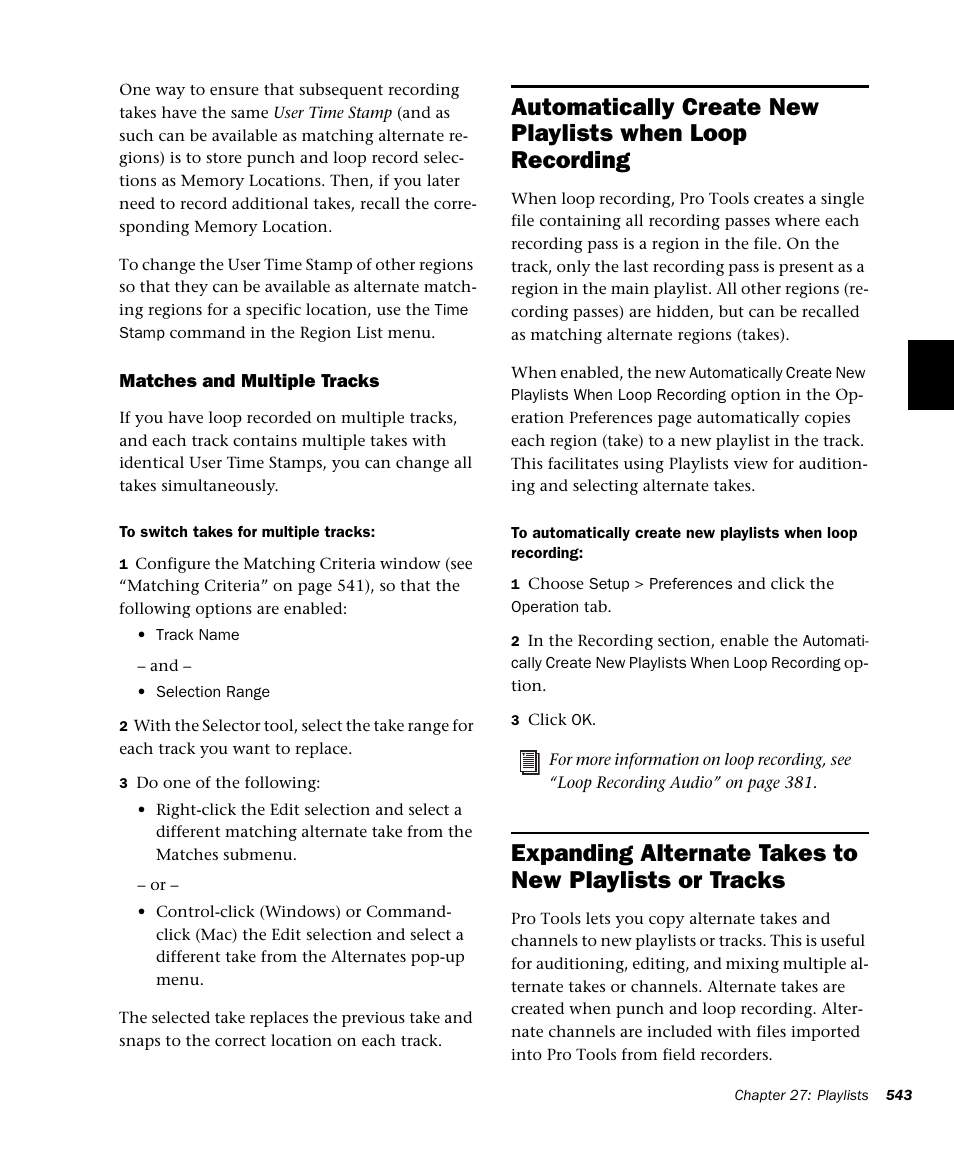 M-AUDIO Pro Tools Recording Studio User Manual | Page 561 / 1112