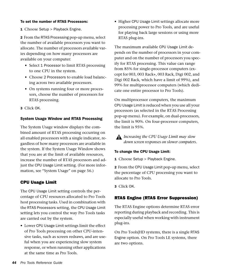 M-AUDIO Pro Tools Recording Studio User Manual | Page 62 / 1112