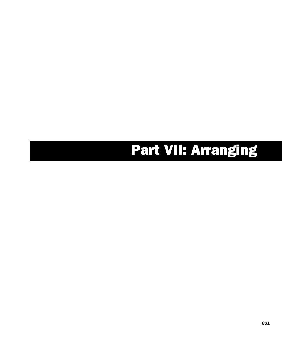 Arranging, Part vii arranging, Part vii: arranging | M-AUDIO Pro Tools Recording Studio User Manual | Page 679 / 1112