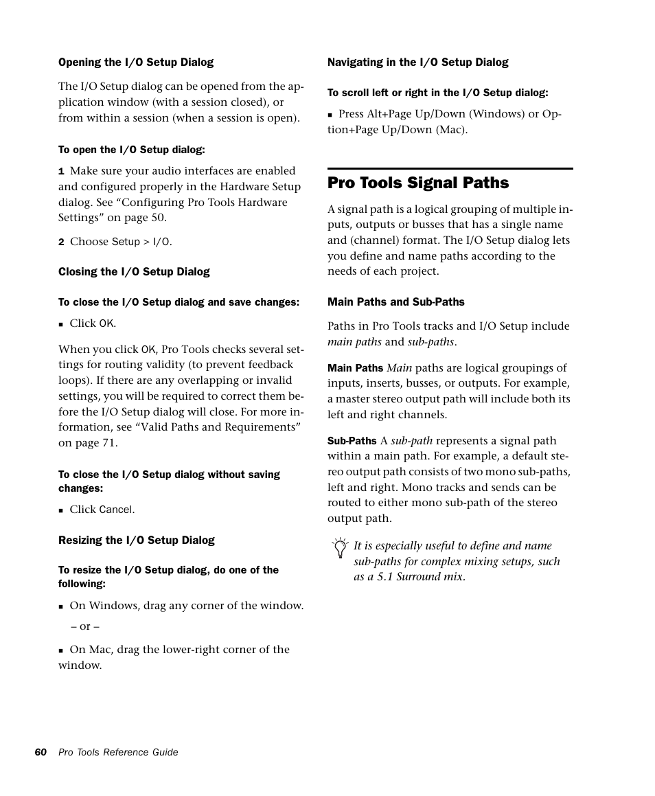 Pro tools signal paths | M-AUDIO Pro Tools Recording Studio User Manual | Page 78 / 1112