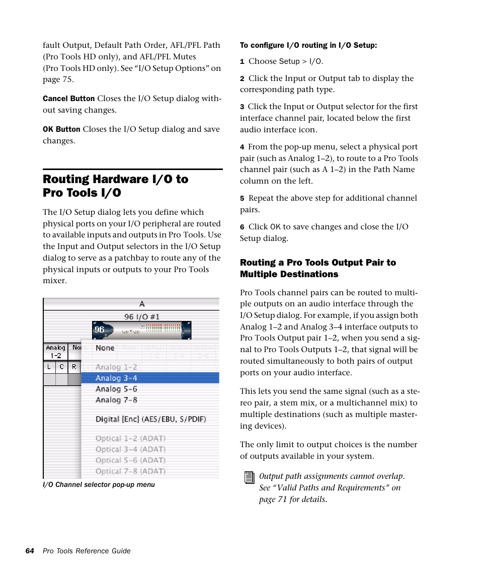 Routing hardware i/o to pro tools i/o | M-AUDIO Pro Tools Recording Studio User Manual | Page 82 / 1112