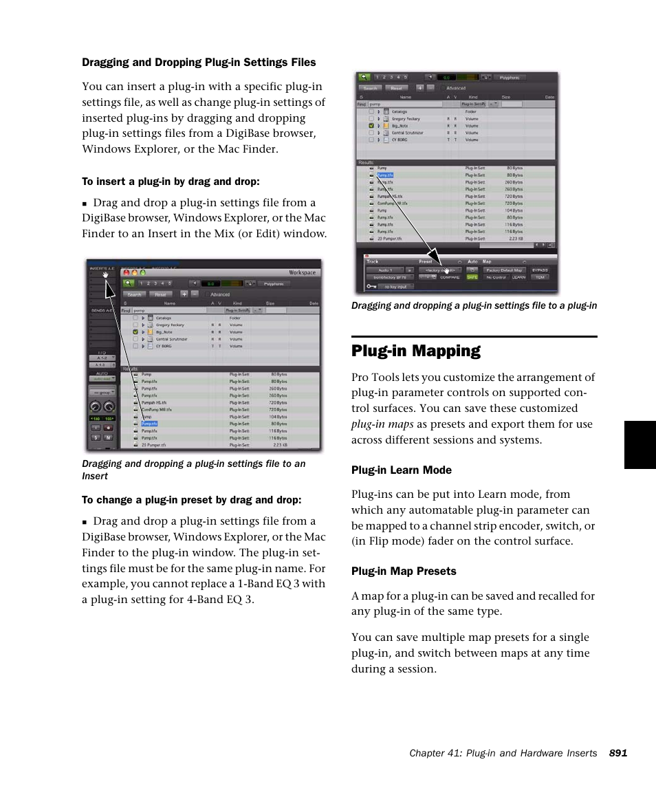 Plug-in mapping | M-AUDIO Pro Tools Recording Studio User Manual | Page 909 / 1112