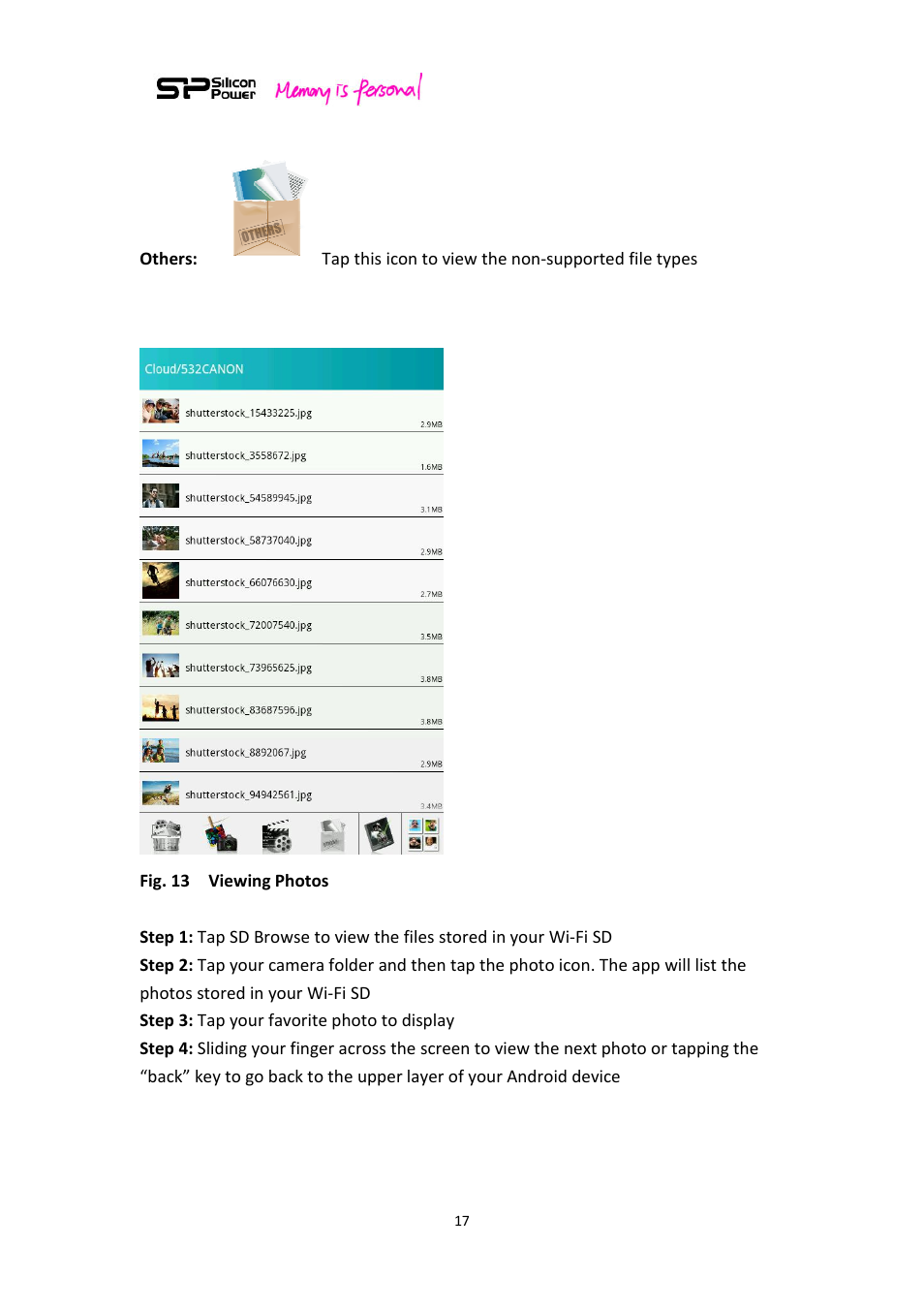 SP / Silicon Power Sky Share S10 User Manual | Page 17 / 32