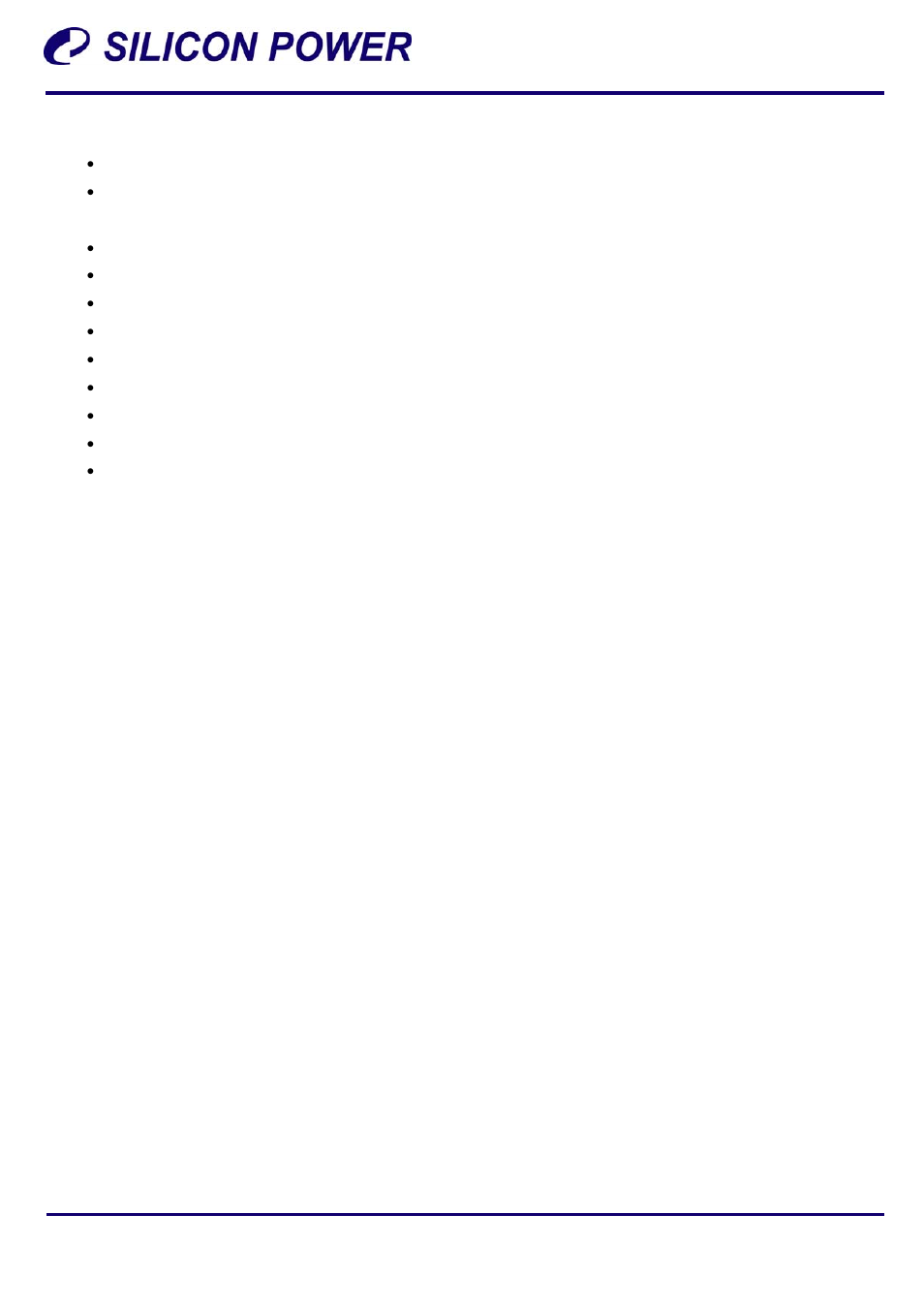 SP / Silicon Power SP004GBFRI800S01 User Manual | 6 pages