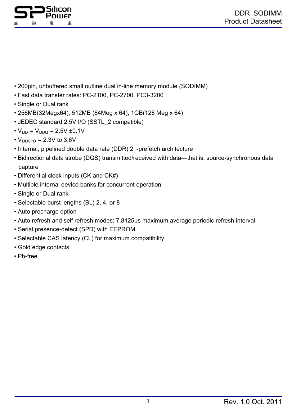 SP / Silicon Power SP512MBSDU400L02 User Manual | 6 pages
