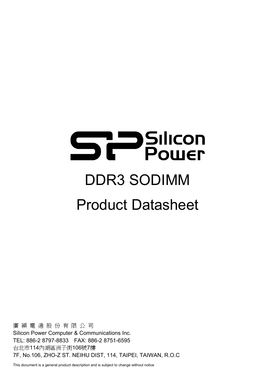 SP / Silicon Power SP008GBSTU160N02 User Manual | 19 pages