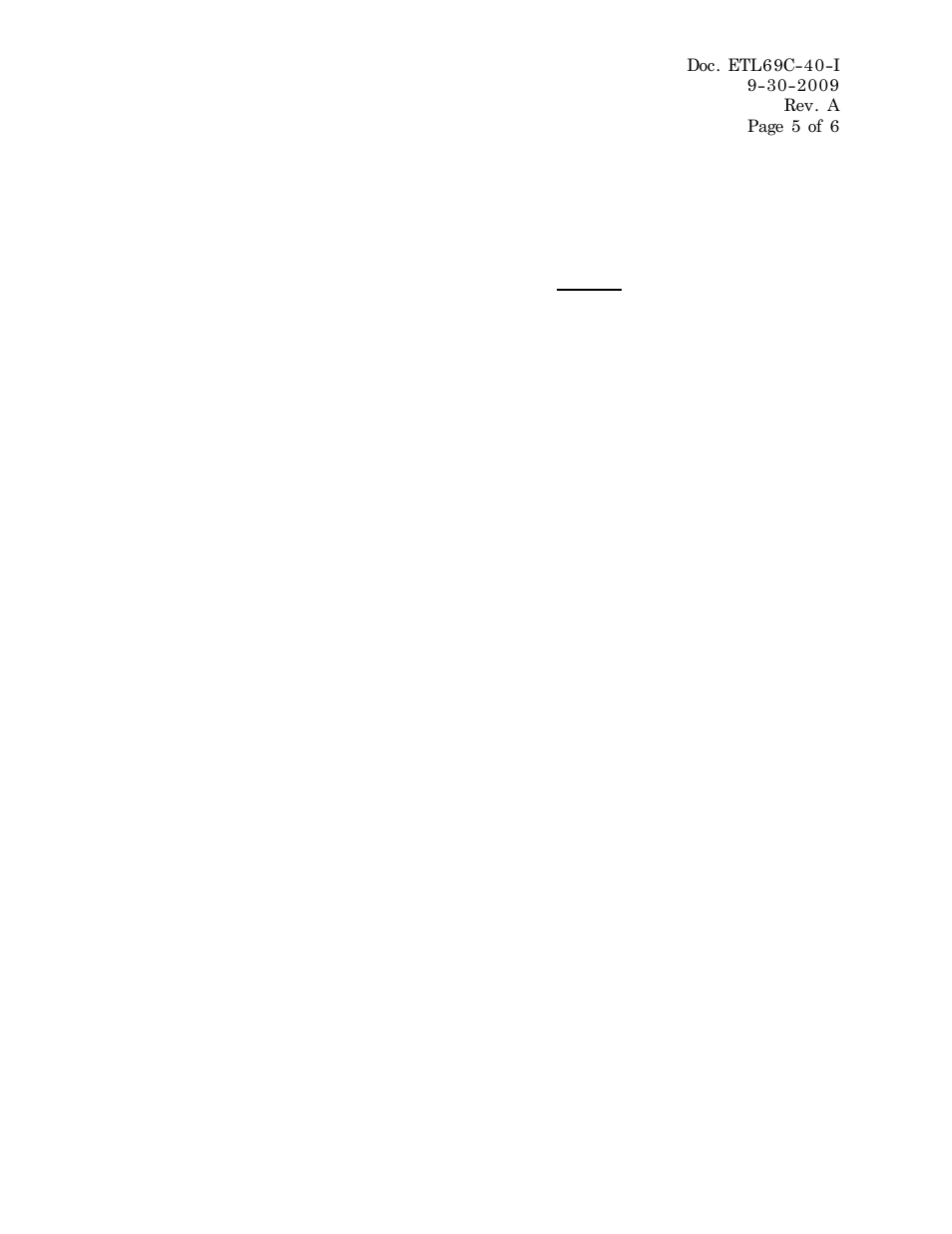 Limited warranty | SR Products ETL69C-40 Nominal Temperature Rating User Manual | Page 5 / 6