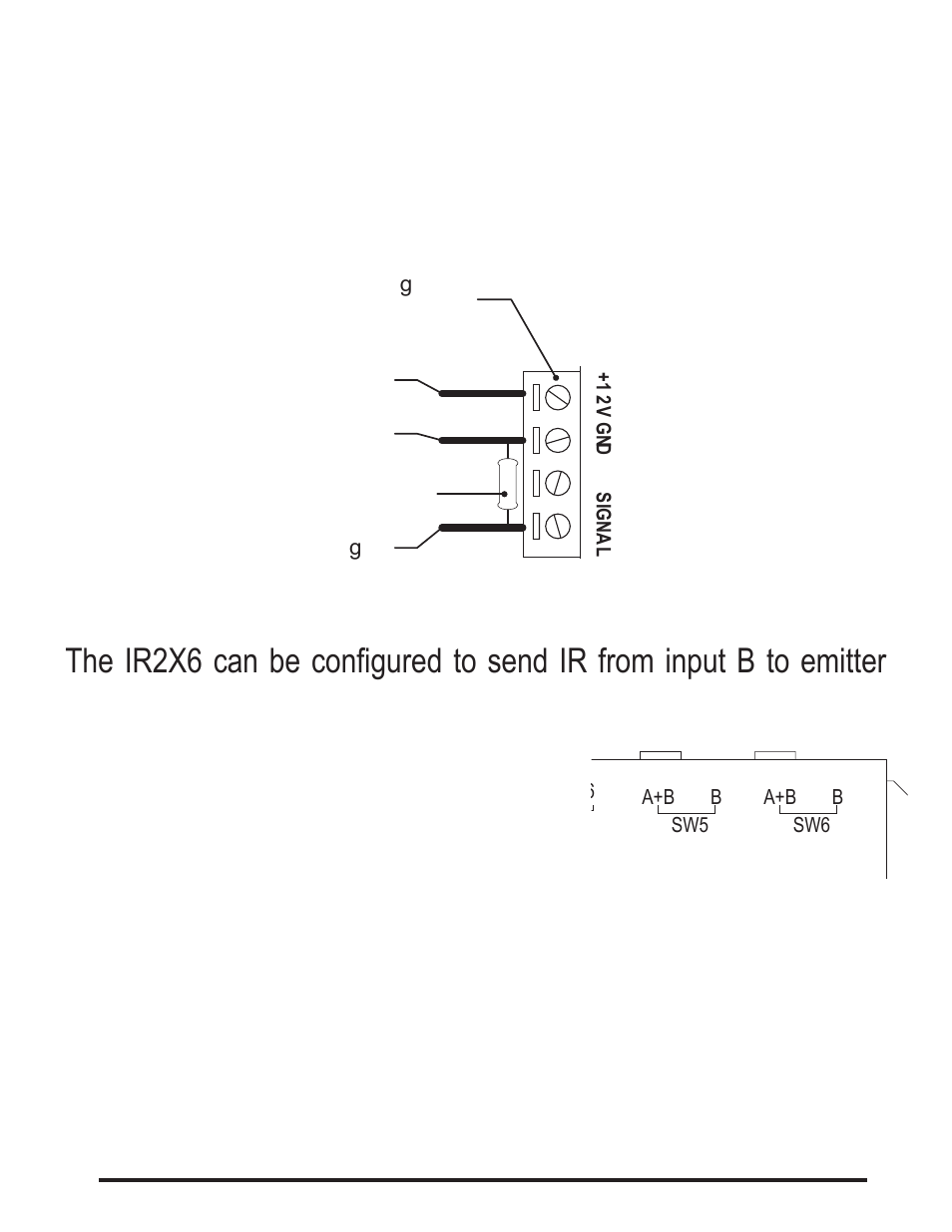 Long cable runs, Ir2x6 ir receiver input configuration, Troubleshooting | Staub Electronics KIT-IR-RPTR-2X6 EPISODE - ELECTRONICS 2X6 IR REPEATER WITH POWER SUPPLY User Manual | Page 4 / 6