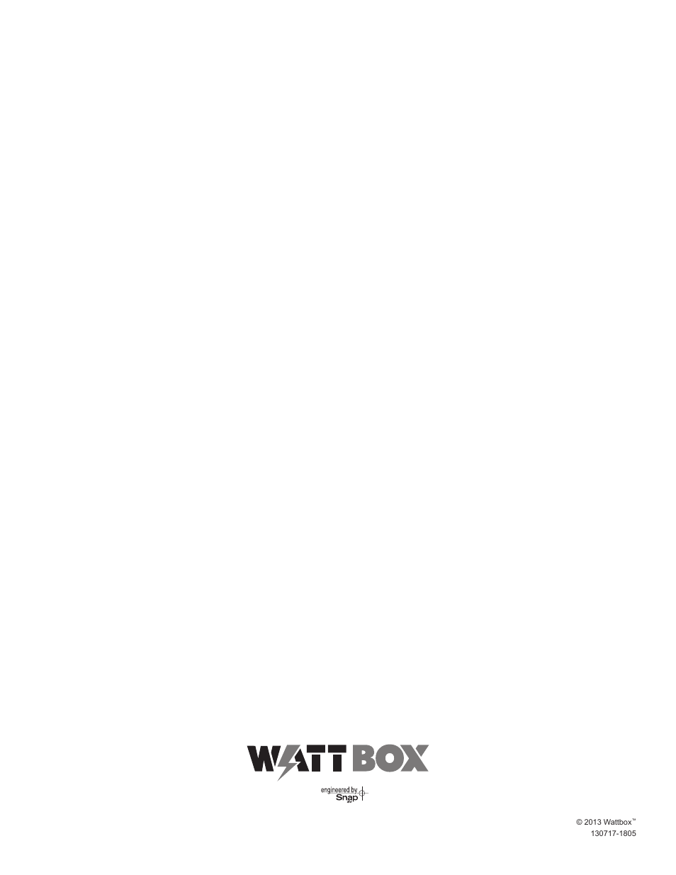 Staub Electronics WB-600CH-SVCE-12 WATTBOX - SEQUENCING CHASSIS POWER CONDITIONER - 12 OUTLETS, 2 COAX, 2 ETHERNET User Manual | Page 12 / 12