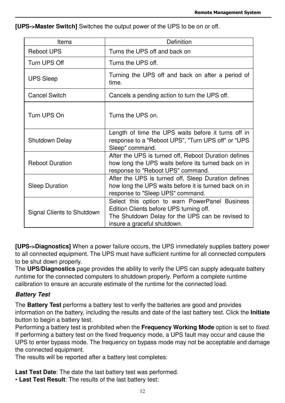 Staub Electronics EP-400-NMC EPISODE - RACK MOUNT UPS NETWORK MANAGMENT CARD User Manual | Page 12 / 21