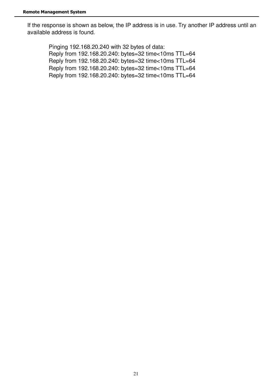 Staub Electronics EP-400-NMC EPISODE - RACK MOUNT UPS NETWORK MANAGMENT CARD User Manual | Page 21 / 21