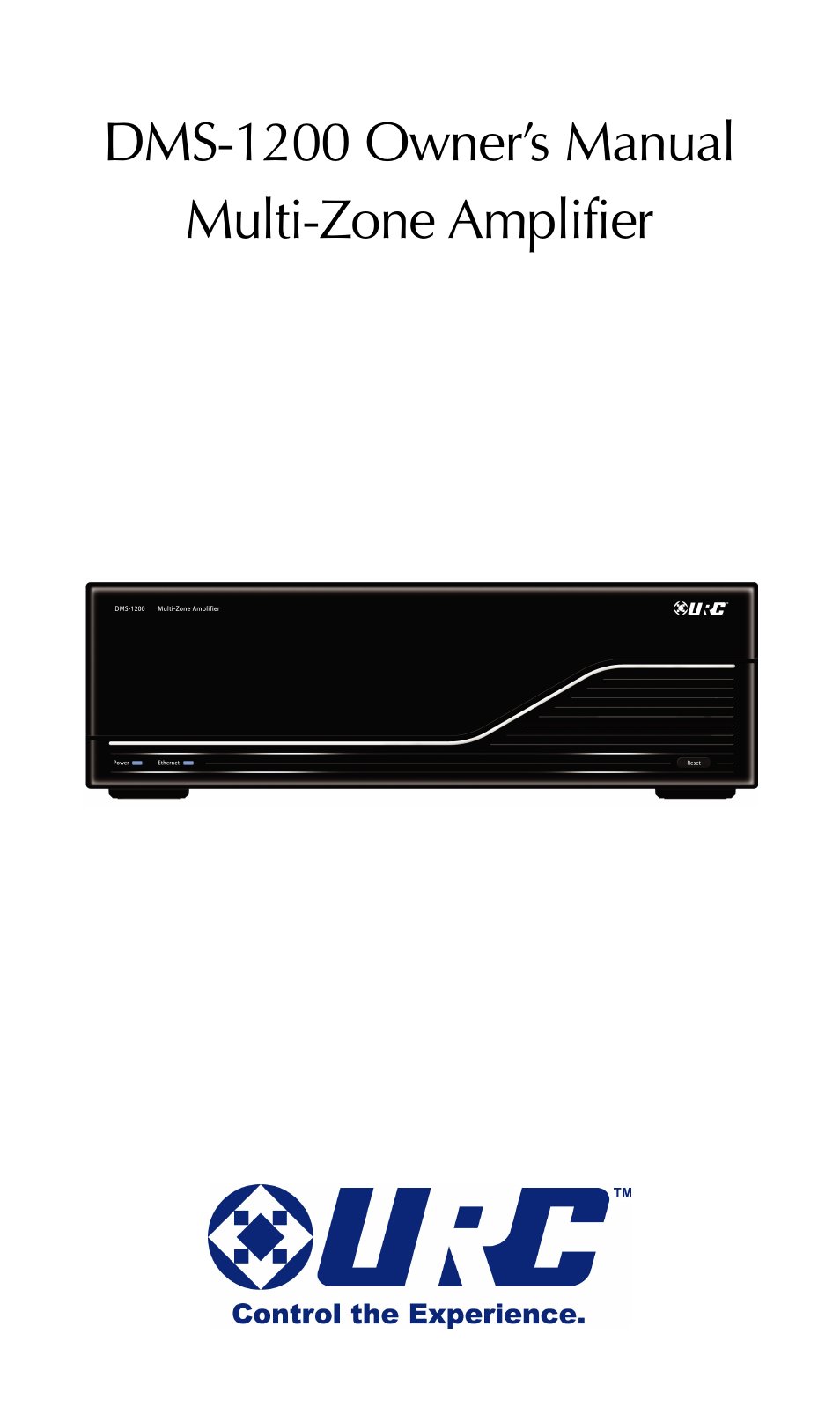 Staub Electronics DMS-1200 URC - MULTI ZONE NETWORK AMPLIFIER User Manual | 18 pages